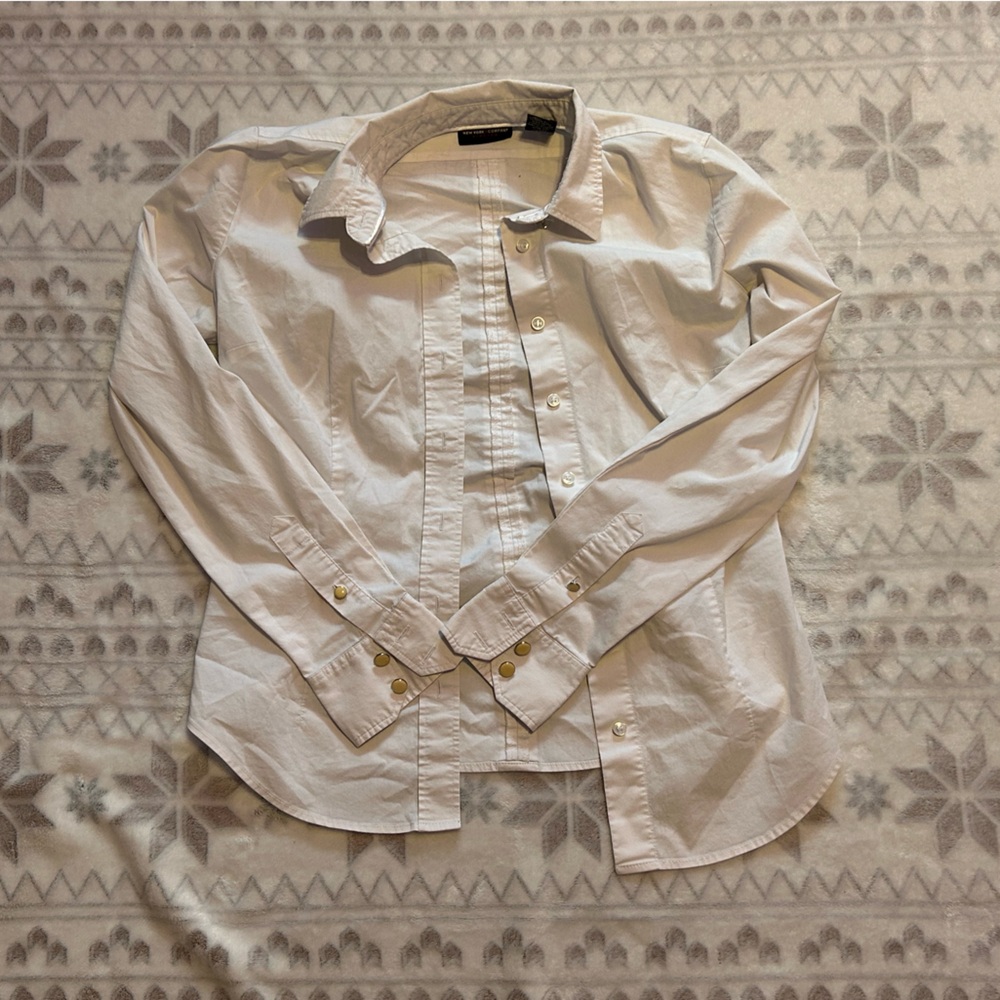 New York & Company White Shirt